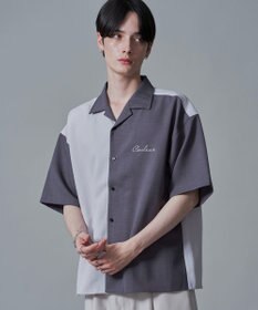 WEGO 【速乾/しわになりにくい/MLサイズ展開】ドライポリカラーブロックシャツ（SS）