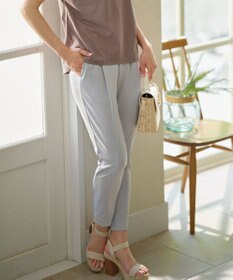 組曲 【接触冷感・吸湿冷感・UVカット】スタイルアップジャージー パンツ