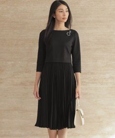 組曲 【KUMIKYOKU NAVY】ジャージーコンビプリーツ ワンピース