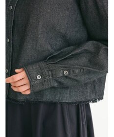 Green Parks ・ＳＵＧＡＲ　ＳＰＯＯＮ　クロップドデニムシャツ