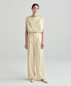 NAVE 【ReNAVE　洗える】グロスサテンブラウス