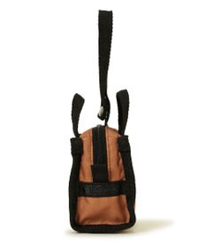 LeSportsac MICRO WEEKENDER CHARM/LSSタイポグラフィチャームブラウン