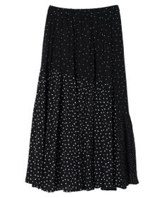 AMERICAN HOLIC 切替ドットフレアスカート