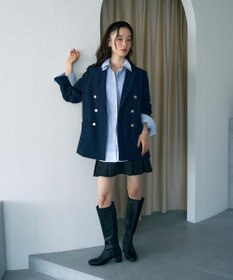 earth music&ecology レイヤードストライプシャツ