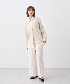 earth music&ecology レイヤードストライプシャツ