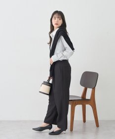 earth music&ecology レイヤードストライプシャツ