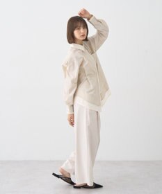 earth music&ecology レイヤードストライプシャツ