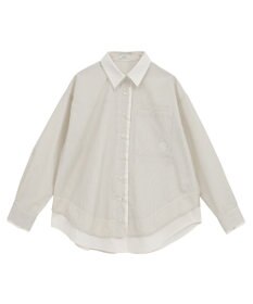 earth music&ecology レイヤードストライプシャツ