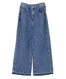 Green Parks ・ＳＵＧＡＲ　ＳＰＯＯＮ　タックデニムワイドパンツ