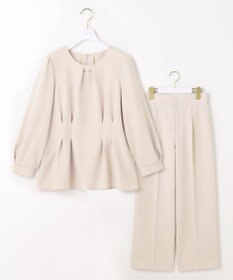 ANY SIS S 【優木まおみさんコラボ】秒映えセレモニー セットアップ ライトベージュ