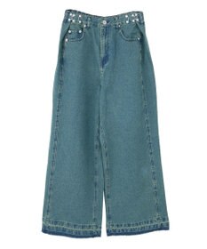 Green Parks ・ＳＵＧＡＲ　ＳＰＯＯＮ　タックデニムワイドパンツ