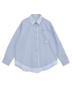 earth music&ecology レイヤードストライプシャツ