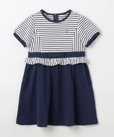 組曲 KIDS 【110-140㎝】マリンボーダー ワンピース