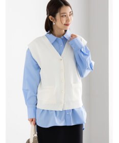 Te chichi 総針ポケット付きVネックベスト《2026 spring catalog item》