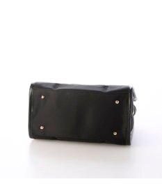 UNBILLION ペルケ perche / ナイロンキルト×クロコ型押し牛革2wayトートバッグS