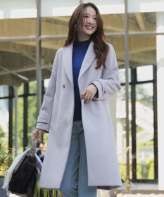 ANY SIS L ウールライクロング チェスターコート