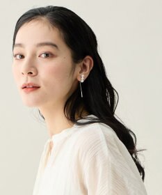 ANY 【WEB限定】パールチェーンイヤリング