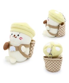 Mother garden しろたん マスコットキーホルダー ついたん 12cm 《しろっぺ  / きのこ狩りおのぼりたん 》 【単品】