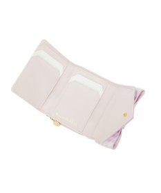 Maison de FLEUR ギンガムチェックＦリボンウォレット