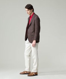 J.PRESS MEN 【ウォッシャブル可】コンフォートストレッチリネン スラックス