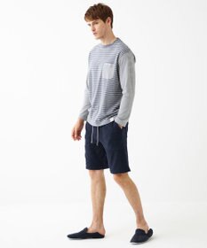 JOSEPH ABBOUD MOUNTAIN 【SPACE／UNISEX】OGコットンボーダークレイジー  カットソー