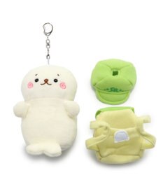 Mother garden しろたん マスコットキーホルダー ついたん 12cm 《しろっぺ  / きのこ狩りおのぼりたん 》 【単品】