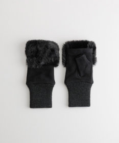 ORuKuBET  フェイクファー付きフィンガーレスグローブ(WOMEN)