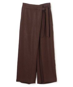BEIGE， CAROLE / リネンライクラップワイドパンツ