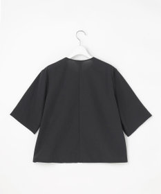J.PRESS LADIES S 【季節の変わり目に】アキハ BREEZE COOL ノーカラー ブルゾン