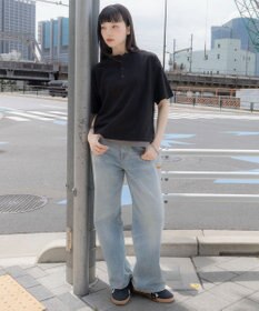 WEGO 【ユニセックス着用ITEM/MLサイズ展開】フェイクレイヤードヘンリーネックT（SS）
