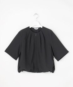 J.PRESS LADIES S 【季節の変わり目に】アキハ BREEZE COOL ノーカラー ブルゾン