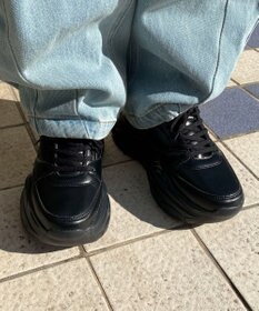 WEGO 【S～XL】クリアライトソールスニーカー