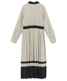 YECCA VECCA ジオメ柄プリーツワンピース