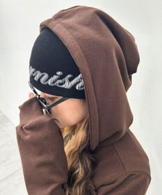 WEGO ロゴプリントシングルニットワッチ