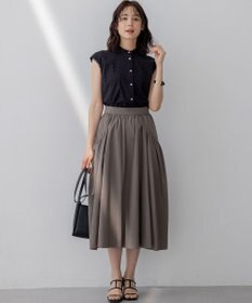 組曲 L エンブロイダリーレースノースリーブ ブラウス