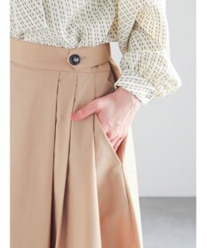 Te chichi タイプライタータックフレアスカート