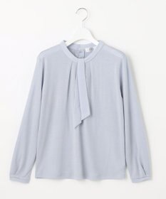 J.PRESS LADIES ウォッシャブルウールジャージー ボウタイ カットソー