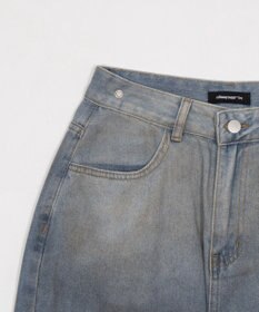 WEGO ウエストクロスワイドデニム