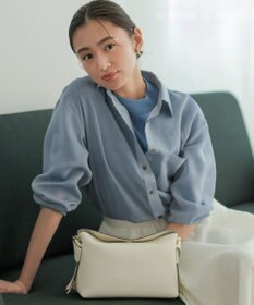 組曲 S マイラックカラー 6分袖 ニット