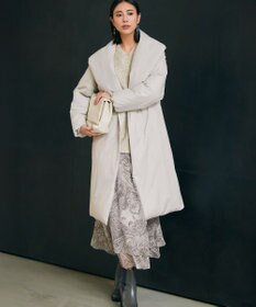 23区 モヘヤミックススパングル Vネック ニット