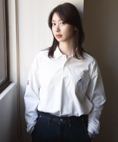 SHARE PARK LADIES 【UVケア・吸水速乾・ストレッチ・軽量 】エンブレムポロTシャツ（S・Mサイズ）