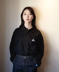 SHARE PARK LADIES 【UVケア・吸水速乾・ストレッチ・軽量 】エンブレムポロTシャツ（S・Mサイズ）