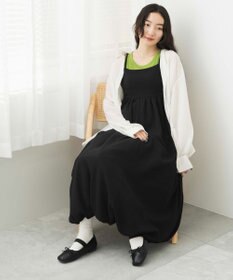 WEGO ベルト付きスクエアバレエシューズ