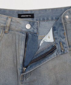 WEGO ウエストクロスワイドデニム