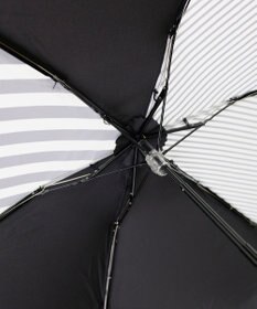 +RING 【UVカット90%以上】【簡単開閉】【数量限定】レディース向け  晴雨兼用折傘 53cm BLK-STP T1250
