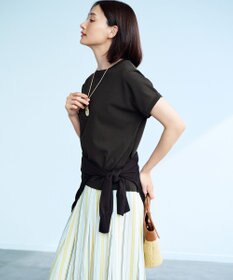 23区 L 【新色追加/洗える】レーヨンポリエステルストレッチ プルオーバー ニット