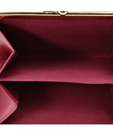 UNBILLION ペルケ perche ジェムストーンヒネリかぶせ三つ折りミニ財布