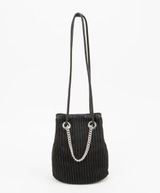 LeSportsac CHAIN CROCHET SM BUCKET/ブラッククロシェ