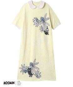 une nana cool 【ムーミン】MOOMIN × une nana ccol　なめらかふわふわワンピース