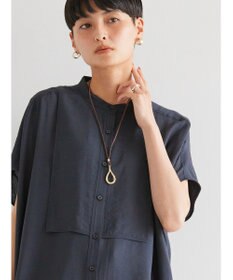 AMERICAN HOLIC ブザムフレンチスリーブバックオープンチュニック